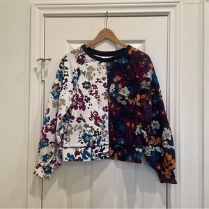 Anthropologie MAEVE PUFF-SLEEVED SWEATSHIRT, XS